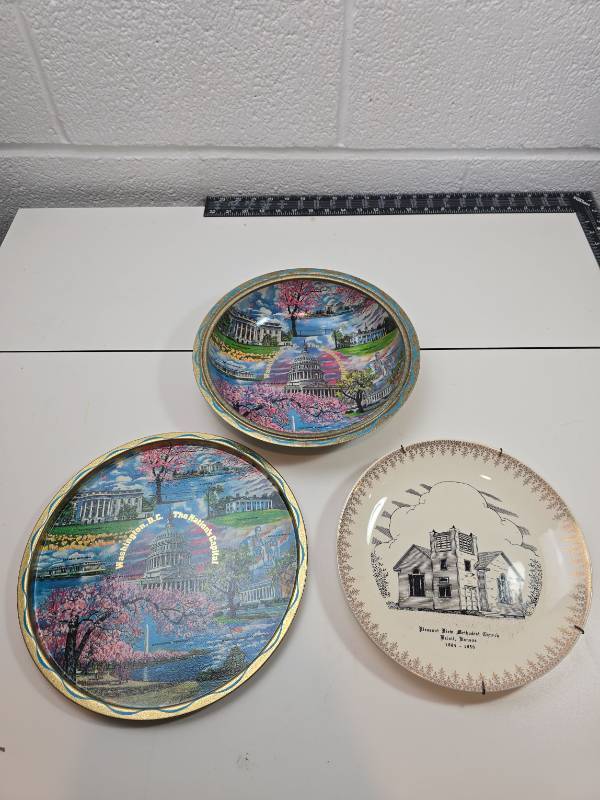lot 83 image: Washington DC Monuments Decorative Plate
