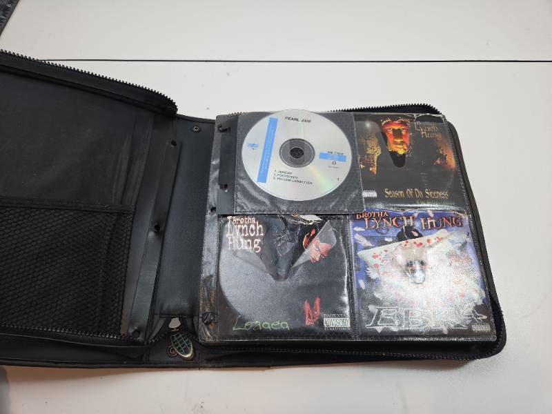 lot 95 image: CD Collection with Case - Pearl Jam & Various Artists