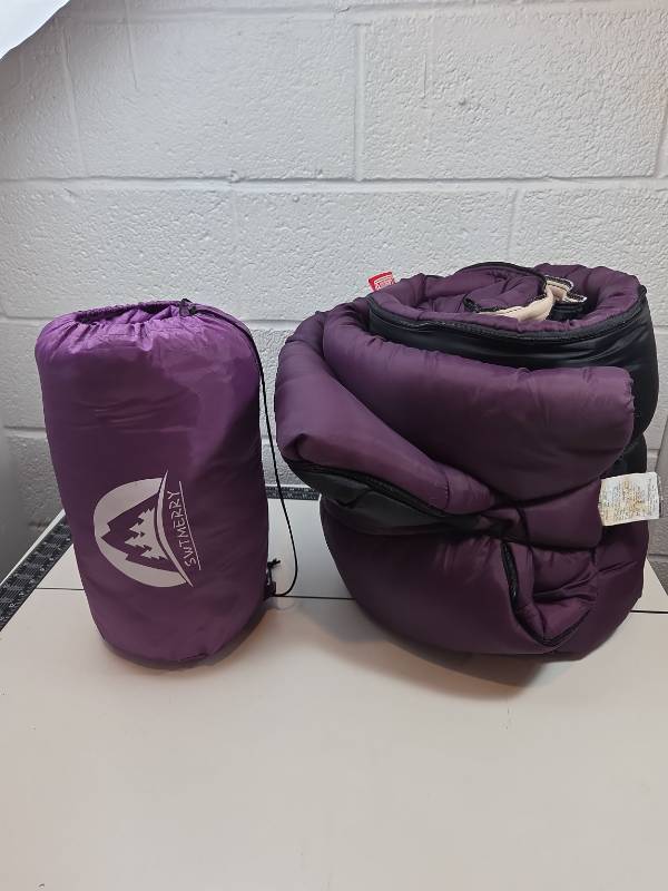 lot 97 image: Two Purple Sleeping Bags