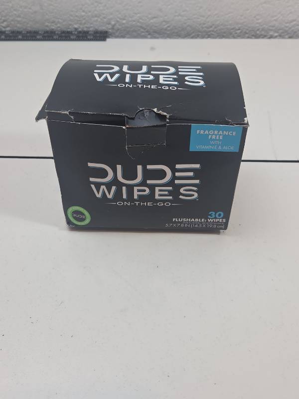 lot 156 image: Dude Wipes On-The-Go Flushable Wipes