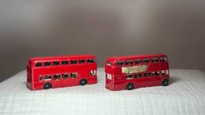 lot 068 image: Matchbox London Double Decker Bus Set