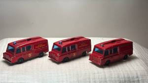 lot 0115 image: Lesney Kent Fire Brigade Toy Trucks Set