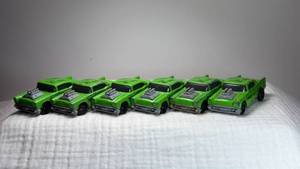 lot 0128 image: Hot Wheels Green Machine Cars Lot of 6