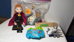 lot 0149 image: Disney Frozen Anna Plush Doll with Toy Airplane
