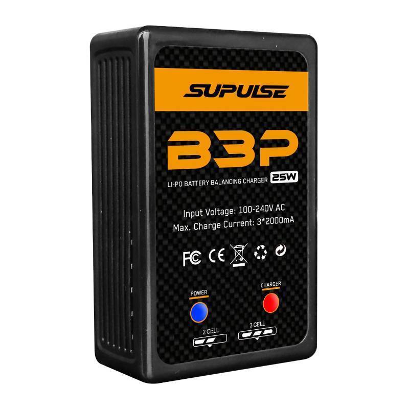 lot 53758 image: Lipo Charger 25W 2S 3S RC Battery Charger AC 7.4-11.1V LiPo Battery Charger Upgrade Version Compact Charger Faster Quick Charge RC Balance Charger (B3 Pro) - Retail $20