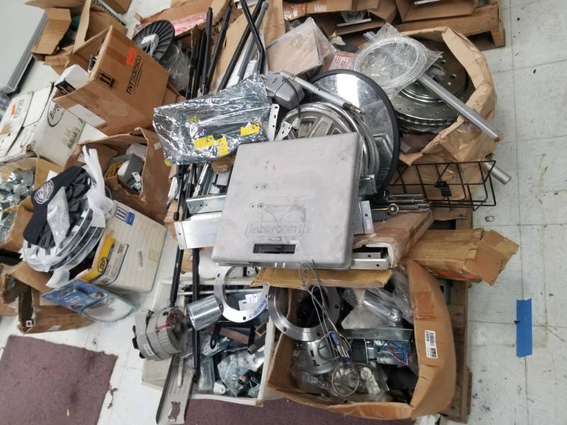 lot 4497 image: Pallet of Scrap Metal Theres Money to Be made Here