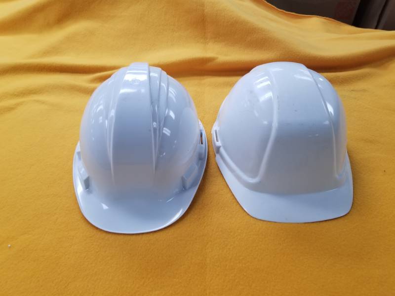 lot 4357 image: Two White Hard Hats