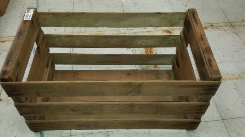 lot 4440 image: Antique Wooden Crate