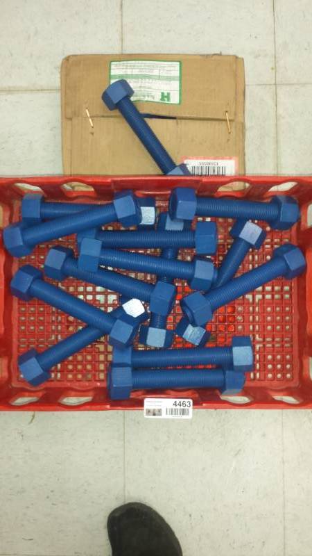 lot 4463 image: Highland Threads Studs Tef Blue Studs and Nuts