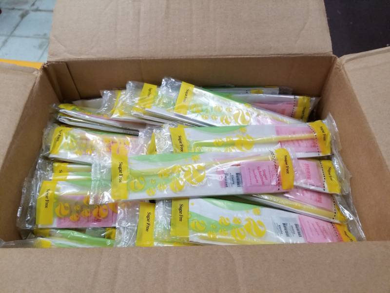 lot 4540 image: Napkin Stir Stick Kits - Sugar Free Case lot