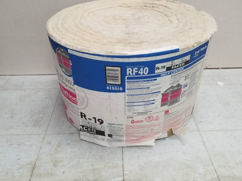 lot 9005 image: Owens Corning 2x6 Faced R-19 Insulation