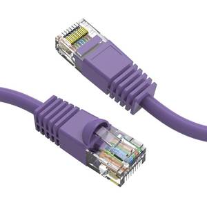 lot 7155 image: Purple 10 ft Cat6 Ethernet Cable - Patch Cable