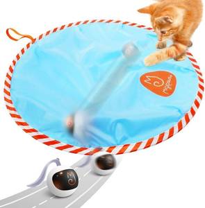 lot 7161 image: Migipaws Interactive Cat Ball Toy Set, Fun Tracker, Glowing Chase