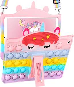 lot 7162 image: iPad 9th-7th Gen Case 10.2in Kids Cute 3D Cartoon Stand