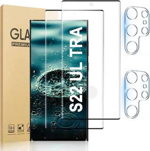 lot 7171 image: Galaxy S22 Ultra 5G Screen & Lens Protector, 3D Curved, 9H
