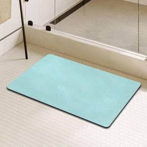 lot 42 image: Diatomaceous Earth Bath Mat, Long, Non-Slip, Quick-Dry, Green