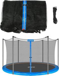 lot 70 image: $55 Trampoline Replacement Safety Enclosure Net for 6-Pole Round Frame