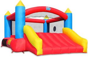 lot 73 image: $290 ACTION AIR Bounce House Inflatable Bouncer with Air Blower