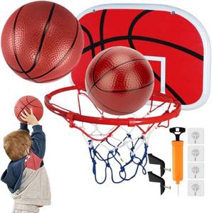 lot 76 image: Basketball Hoop for Kids - Interactive with 2 Balls Indoor