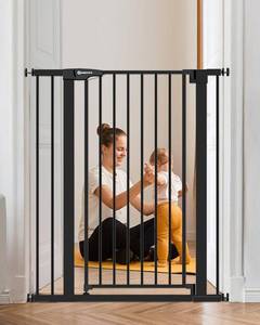 lot 86 image: $99 42-Inch Baby Gate for StairsDoorways, 29.5 40.5 Open, Auto-Close