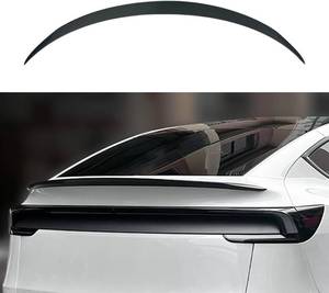 lot 98 image: $188 TSTORY Tesla Model Y Juniper Matte Carbon Fiber Rear Spoiler