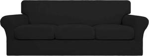 lot 111 image: $54 Easy-Going 4-Piece Stretch Couch Cover for Dogs Slipcover