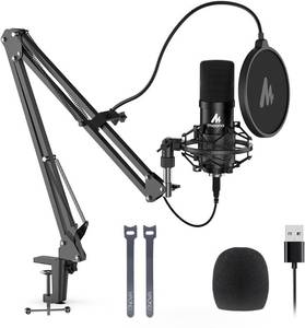 lot 112 image: $50 MAONO USB Microphone 192KHz24Bit Plug&Play Cardioid AU-A04