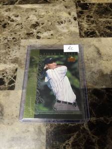lot 728 image: 2001 Upper Deck Tigers Tales Tiger Woods Rookie Card