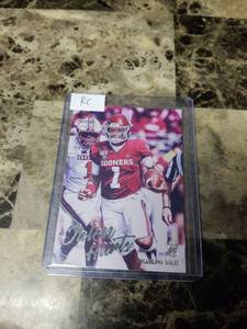 lot 733 image: 2020 Panini Luminance Football Jalen Hurts Philadelphia Eagles Rookie Card