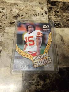 lot 740 image: 2024 Topps Chrome Jamaal Charles Kansas City Chiefs Football Card