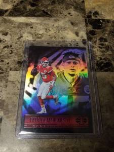 lot 752 image: 2021 Panini Illusions Football Patrick Mahomes Kansas City Chiefs Card
