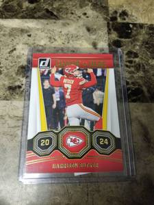 lot 760 image: 2024 Panini Donruss Football Harrison Butker Kansas City Chiefs Card