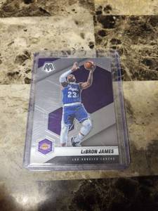 lot 771 image: 2021 Panini Mosaic Basketball LeBron James Los Angeles Lakers Card