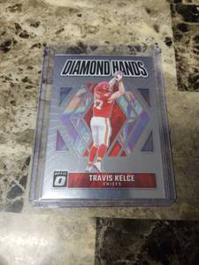 lot 772 image: 2024 Panini Donruss Optic Football Travis Kelce Kansas City Chiefs Card