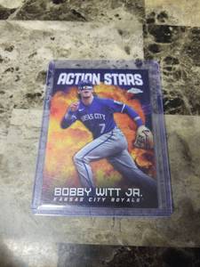 lot 786 image: 2023 Topps Chrome Bobby Witt Jr. Kansas City Royals Baseball Card