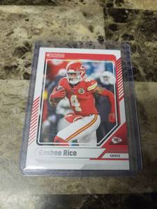 lot 789 image: 2024 Panini Donruss Football Rashee Rice Kansas City Chiefs Card