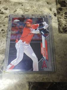 lot 793 image: 2020 Topps Chrome Shohei Ohtani Los Angeles Angels Baseball Card