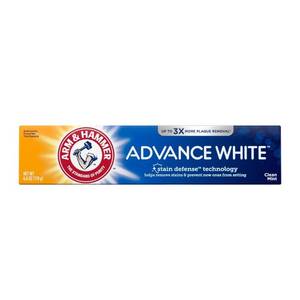 lot 3027 image: ARM & HAMMER Advance White Baking Soda & Peroxide Toothpaste, Extreme Whitening 4.3 oz