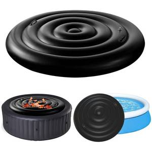 lot 3088 image: 4.75 FT Inflatable Hot Tub Cover with Handle,Energy Saving Lid for Round Hot Tub,Outdoor Inflatable Hot Tub,Inflatable Insert Insulated Lid Replacement