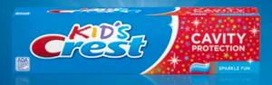 lot 3092 image: Crest Kids Cavity Protection Toothpaste, Crest Kids Toothpaste, For Children And Toddlers 2, Sparkle Fun, 4.6 Oz, Toothpaste For Kids, Packaging may vary