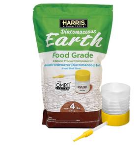 lot 3107 image: HARRIS Diatomaceous Earth Food Grade, 4lb with Powder Duster Included in The Bag
