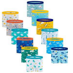 lot 3136 image: Cogindss Xmrlvn Boys Boxer Shorts Boy Underwear Cotton,5-6 Years,12 Pack,Multicolor