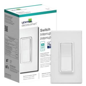 lot 3141 image: Leviton Decora Smart Switch Z-Wave 800 Series, ZW15S-1RW