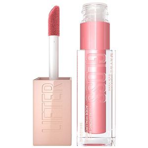 lot 3165 image: Maybelline Lifter Gloss Plumping Lip Gloss with Hyaluronic Acid - 4 Silk - 0.18 fl oz