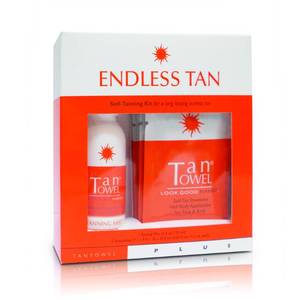 lot 3204 image: Tan Towel Endless Tan Self-Tanning Kit - 6 Piece Set