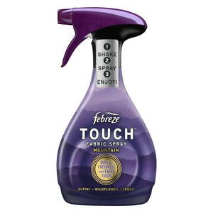 lot 3228 image: Febreze Fabric Spray Air Freshener  Odor-Fighting Fabric Refresher  Unstopables Mountain  16.9 oz