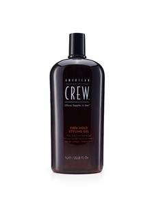 lot 3229 image: American Crew Mens Hair Styling Gel, Firm Hold, Non-Flaking, Gift for Him, 33.8 fl oz