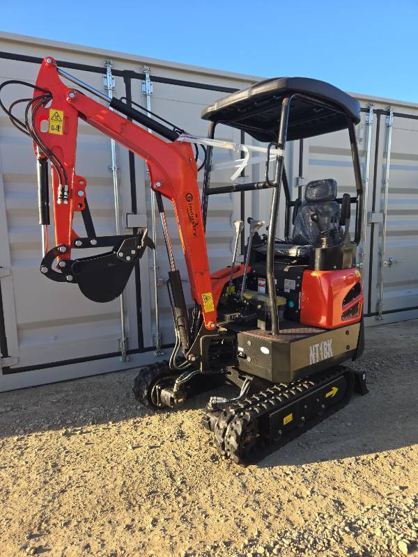 lot 10059 image: 2025 Unused CFG Industrial NT18K Mini Excavator  Kubota Engine 15HP, 10.2KW
