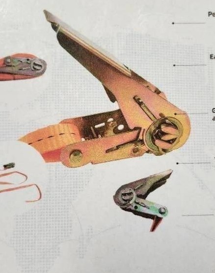 lot 9607 image: IRTS3-Tie Down Straps  50 PCS