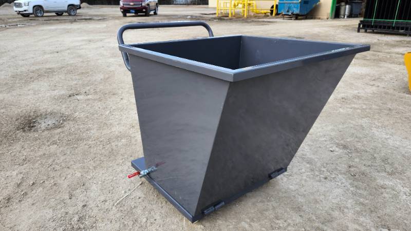 lot 9833 image: Lot of Industrial Steel Storage Tray with Casters  Dump Hopper (1 Per Lot)&nbsp